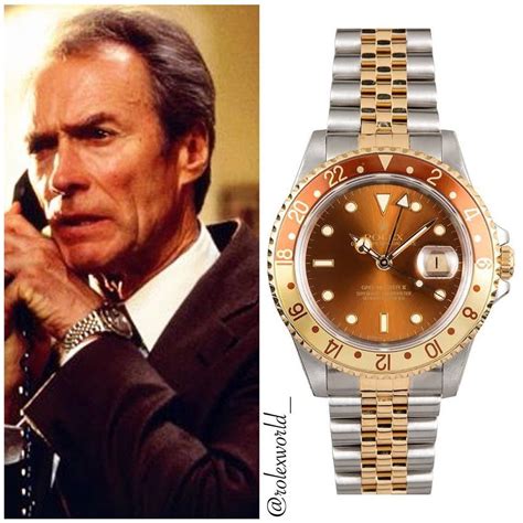 in the line of fire rolex|Clint Eastwood’s Watches – Celebrity Watch Collections.